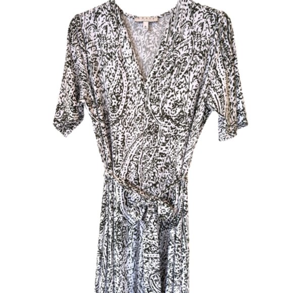 CHAUS New York Women's Long Dress Dinner Bohemia Cocktail Dress Green Be… - Picture 5 of 12